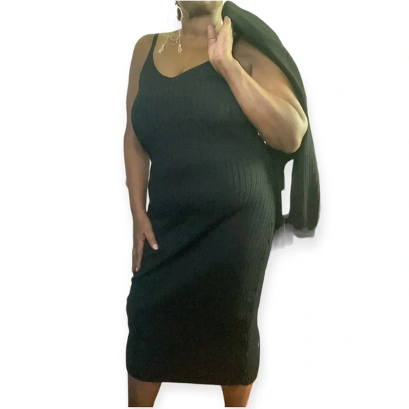 NWT 💕 Ribbed Knit Tank Dress Set - Picture 3 of 6